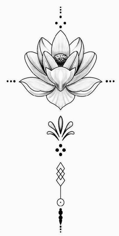 Japanese Lotus Flower Tattoo Design, Tattoo Touch Up, Spinal Tattoo, Lotus Flower Tattoo Design, Om Tattoo, Aztec Tattoo, Shiva Tattoo, Spine Tattoos For Women, Leg Tattoos Women