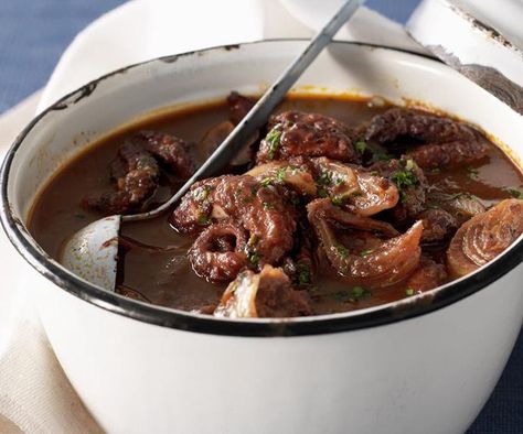 This tender braised octopus in red wine recipe works well cooked in a cast-iron pot over a low flame. Greek Octopus, Osso Bucco Recipe, Red Wine Recipe, Octopus Recipes, Calamari Recipes, Osso Bucco, Wine Recipe, Lactose Free Recipes, Baby Octopus