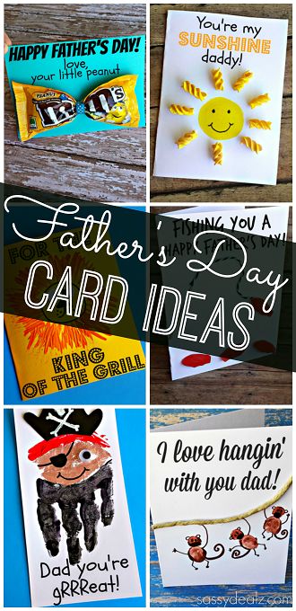 Creative Father's Day Cards for Kids to Make - Easy Gift/Craft ideas! Cards For Kids To Make, Cadeau Parents, Father's Day Cards, Cards For Kids, Dad Day, Fathers Day Crafts, Crafts For Kids To Make, Grandparents Day