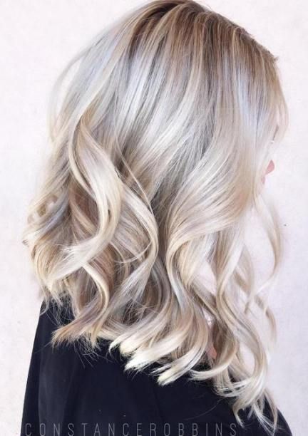 Blonde Hairstyles and Haircuts Ideas for 2016 — TheRightHairstyles Hair After 40 Hairstyles, Asymmetrical Hair, Baby Blonde, Medium Blonde Hair, Ice Blonde, Ash Blonde Hair, Icy Blonde, Medium Blonde, Blonde Hair With Highlights