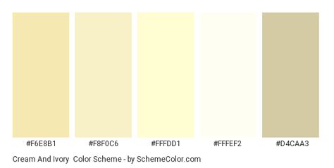 Surprise Images, Ivory Color Scheme, Ivory Color Palette, Hexadecimal Color, Cream White Color, Yellow Violet, Hex Codes, Colors Palette, Light Blue Green