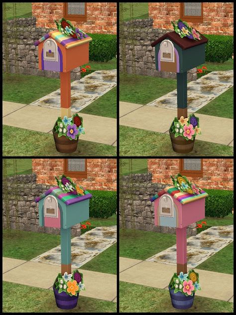 TheNinthWaveSims: The Sims 2 - The Sims 4 Nifty Knitting Mailbox as default replacement Sims 2 mailbox Sims 4 Mailbox Cc, Sims 4 Nifty Knitting, Sims 2 Hair, Cc Furniture, The Sims 2, Sims 4 Cc Furniture, 4th November, The Mailbox, Sims 1