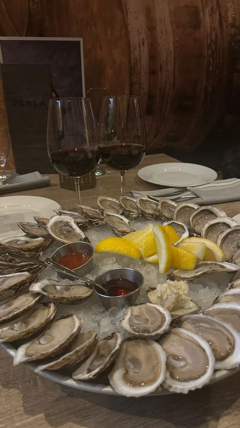 oysters, seafood platter, dinner date, restaurant Dinner Date Restaurant, Oyster Party, Oyster Platter, Sushi Platter, Seafood Platter, Christmas Lunch, Date Dinner, Small Moments, Dinner Date