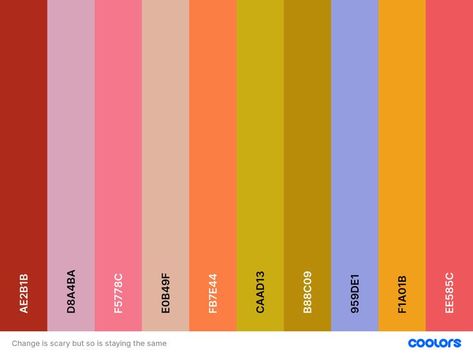 Funky Color Schemes, 10 Color Palette Hex Codes, Psycadelic Colour Palette, Bright Color Palletes With Hex Codes, Funky Color Combos, Rainbow Color Palette Hex Codes, Spring Color Palette Hex Codes, Quirky Color Palette, Rainbow Hex Codes