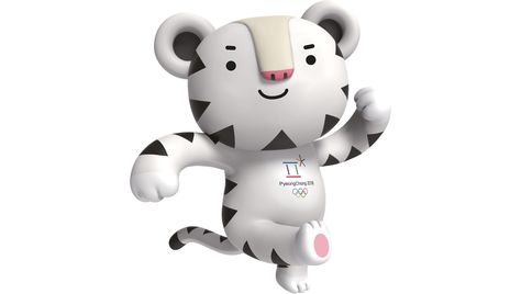 Meet the new mascot for the Olympic Winter Games PyeongChang 2018, a white tiger named "Soohorang." Korean Mythology, Olympic Mascots, Pyeongchang 2018 Winter Olympics, National Animal, Korean History, Winter Games, Mascot Design, Korean Art, Vinyl Toys