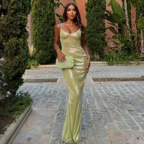 Sequin Long Dress, Beach Holiday Dresses, Sequin Maxi Dress, Holiday Party Dresses, فستان سهرة, Green Sequins, Summer Party Dress, Maxi Dress Green, Evening Party Dress