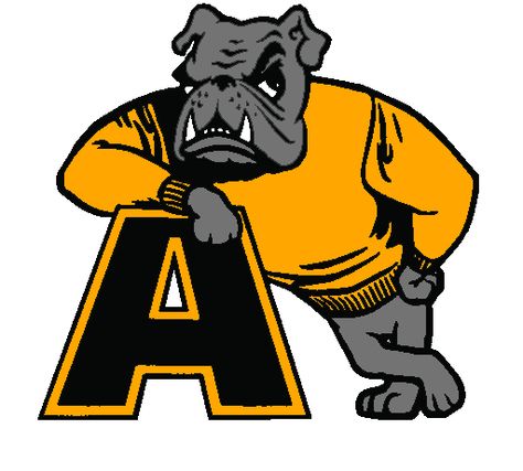 Adrian College Bulldogs - Michigan Intercollegiate Athletic Association (D3) School Spirit Shirts Designs, College Mascot, Mascot Logos, College Hockey, Liberal Arts College, Gfx Design, Bulldog Mascot, Football Stars, School Spirit Shirts