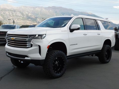 Chevy Suv Tahoe, Lifted Suburban, Chevy High Country, Chevy Suv, Chevy Vehicles, Car View, Lifted Chevy, Chevy Suburban, Chevy Tahoe