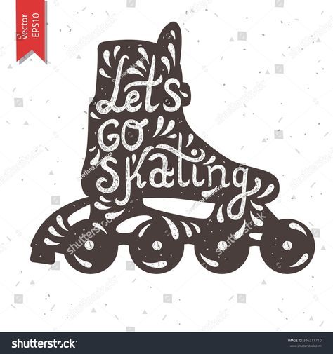 Skating Quote, Roller Rink, Roller Skaters, Skate Girl, Air Gear, Inline Skate, Skate Art, Roller Girl, Dot Journals