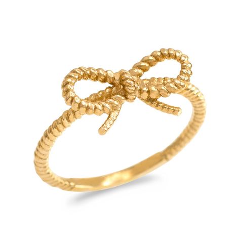 10k Yellow Gold Twisted Style Rope Band Bow Tie Ribbon Ring Size 8.5 * Discover more by checking out the photo link. (This is an affiliate link). Bow Tie Ribbon, Contemporary Rings, Rose Gold Ribbon, Ribbon Ring, Tie Ribbon, Measure Ring Size, Rope Rings, Twist Style, Bow Ring