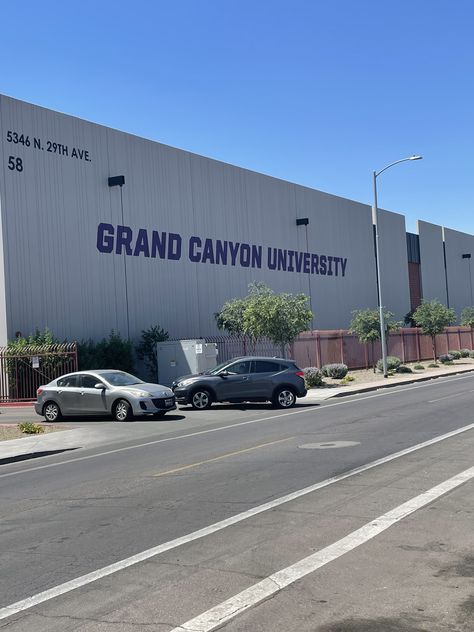 Grand Canyon University Aesthetic, Grand Cayon, College Things, Grand Canyon University, Dream College, Dream School, Big Goals, Freshman Year, Dream Board