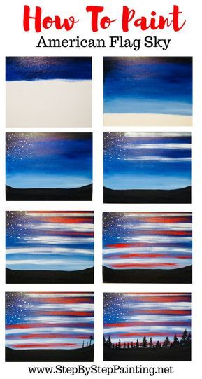 American Flag Painting, American Flag Art, Flag Painting, Canvas Painting Tutorials, Simple Canvas Paintings, Cute Canvas Paintings, Easy Canvas Painting, Galaxy Painting, Canvas Painting Diy