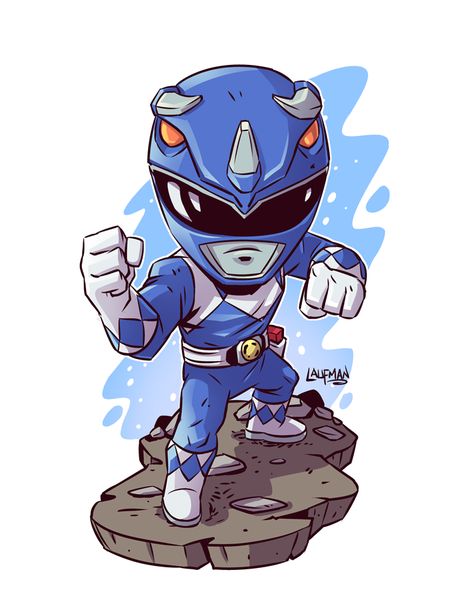 Rakel Sablon, Derek Laufman, Chibi Marvel, Power Rangers Art, Go Go Power Rangers, Green Ranger, Chibi Characters, Mighty Morphin Power Rangers, Power Ranger