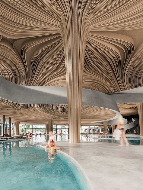 Art Deco Spa, Biomimetic Architecture, Surreal Architecture, Tech Museum, Thai Architecture, Indoor Farming, Gin Distillery, Architecture Today, Indoor Swimming Pool