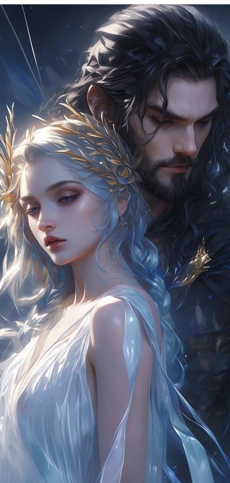 Persephone And Hades Fanart, Hades Et Persephone, Persephone Tattoos, A Touch Of Darkness Hades And Persephone, Hades And Persephone Fanart, Hades And Persephone Art, Persephone And Hades Art, Mythology Poetry, Neon Gods