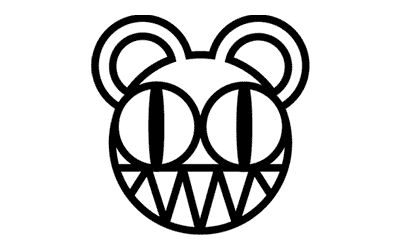 Radiohead bear - going on the inside of my right arm eventually... Radiohead Logo, Radiohead Tattoo, Stanley Donwood, Rock Band Logos, Greatest Rock Bands, Frank Iero, Band Logos, Radiohead, 영감을 주는 캐릭터