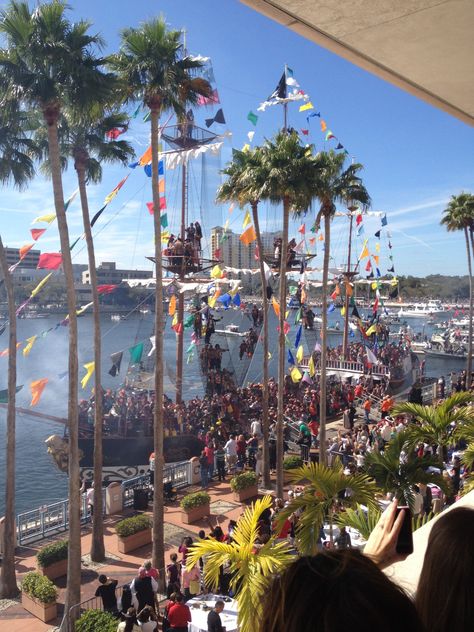 Gasparilla Pirate Festival #GasparillaTampaBay Gasparilla Outfit Tampa, Gasparilla Tampa, Pirate Festival, Folk Culture, Festival Aesthetic, Glass Bottom Boat, Florida Life, Disney World Epcot, Gulf Coast Florida