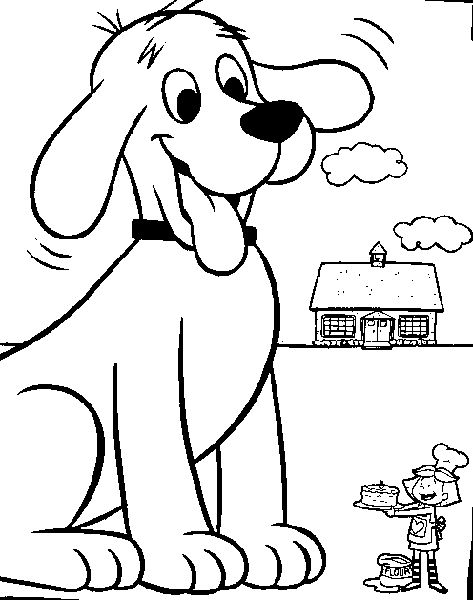 Clifford Coloring Page - Print Clifford pictures to color at AllKidsNetwork.com Dog Pfp Funny, Pokemon Coloring Sheets, Dog Pfp, Puppy Crafts, Minnie Mouse Coloring Pages, Book Coloring Pages, Clifford The Big Red Dog, Dog Coloring Book, Pfp Funny