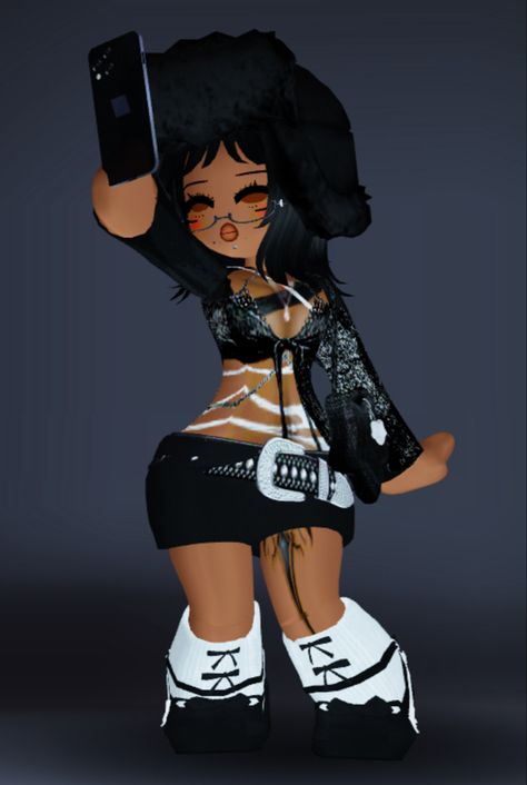 Chibi Doll Outfit Codes, Chibi Doll Roblox Avatar Ideas, Chibi Roblox Outfits, Emo Aesthetic Roblox Avatar, Chibi Doll Roblox Avatar Outfit, Roblox Chibi Doll Outfits, Roblox Chibi Girl Outfits, Chibi Roblox Avatar, Chibi Doll Roblox Avatar