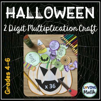 Practice 2 digit by 2 digit multiplication  with this Halloween Themed Math… Multiplication Craft, Halloween Math Craft, Halloween Elementary, Classroom Activities Elementary, Math Inspiration, 2 Digit Multiplication, Math Camp, 2023 Classroom, Halloween Classroom Activities