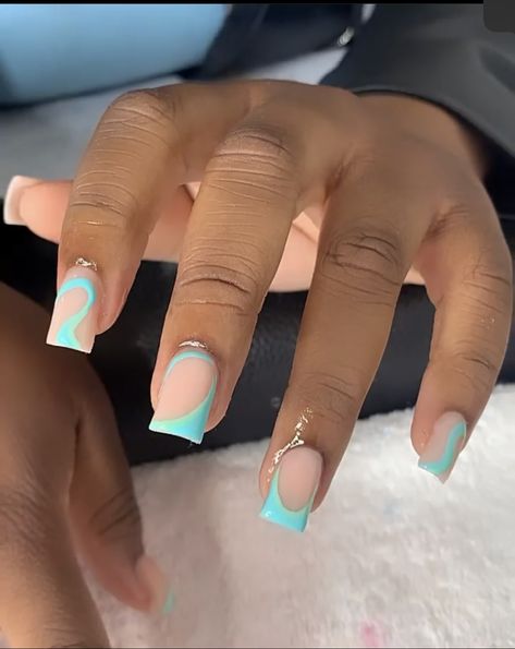 Birthday Nail, Acrylic Toes, Work Nails, Classy Acrylic Nails, Short Square Acrylic Nails, Acrylic Nails Coffin Short, Short Acrylic Nails Designs, Foil Nails, Nail Length