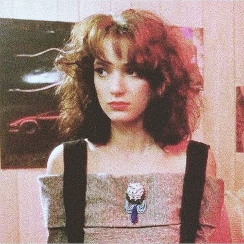 Winona Ryder, Curly Hair, A Woman, Hair, Black