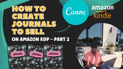 Amazon KDP has been a game changer. Learn how to create journals to sell on Amazon KDP for FREE with this step by step tutorial! Make A Journal, Types Of Journals, Blogging Inspiration, Amazon Kdp, Free Amazon, Cute Notebooks, Sell On Amazon, Journal Covers, Free Amazon Products