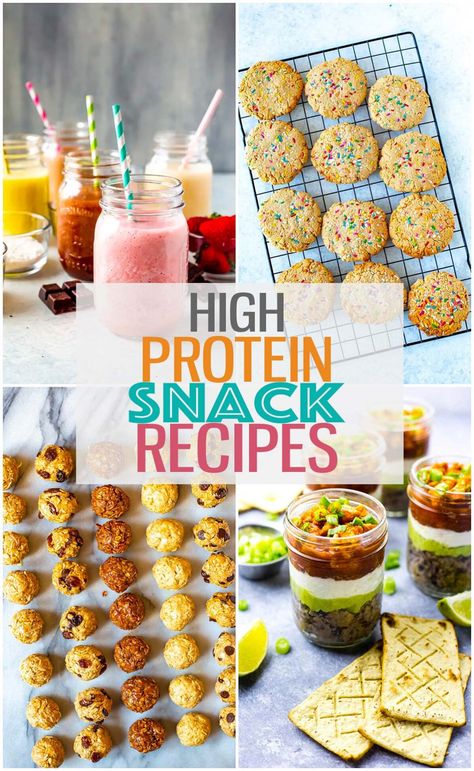 Sweet Protein Snacks, Protein Snack Recipes, High Protein Snack Recipes, Protein Snacks Recipes, Healthy High Protein Snacks, High Protein Snack, Protein Dinner, Healthy Protein Snacks, Protein Packed Snacks