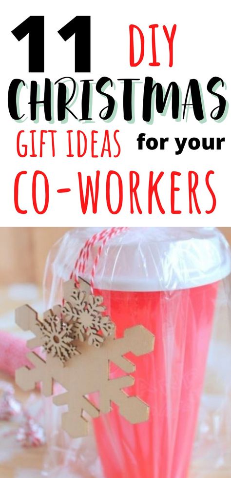 Xmas Gift Ideas For Coworkers, Diy Coworker Gifts, Office Gifts Diy, Christmas Gifts For Co Workers, Office Xmas Gifts, Christmas Gift Ideas For Coworkers, Christmas Office Gifts, Diy Christmas Gifts For Coworkers, Coworker Holiday Gifts