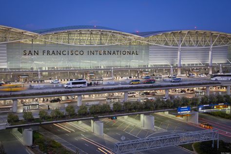 Exterior View Airport Map, San Francisco Airport, Aviation Fuel, San Francisco International Airport, Airports Terminal, Fear Of Flying, Golden Gate Park, Airline Flights, Upper West Side