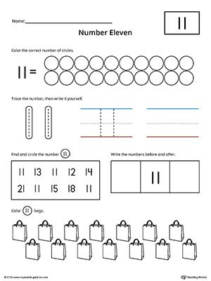 Number 11 Practice Worksheet Worksheet.Help your child practice counting, identifying, tracing, and writing number 1 with this printable worksheet. Preschool Number Worksheets, Halloween Lesson, Numbers Kindergarten, Aster Flower, Preschool Writing, Number 13, Numbers Preschool, Number Worksheets, Printable Numbers