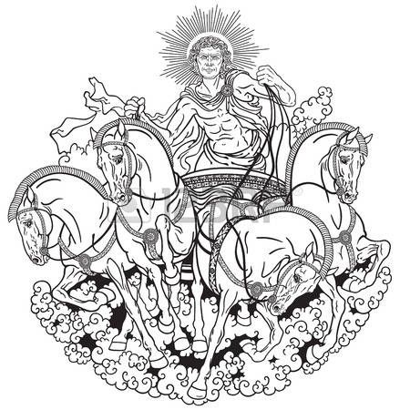 Sun Chariot, Four Horses, Horse Harness, Greek Tattoos, Ancient Persian, Roman Art, Graphic Tshirt Design, Black Work, Greek Art