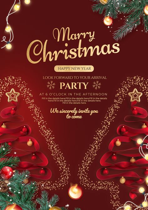 Christmas Offer Design, Before After Post Design, Creative Christmas Poster Design, Banner Christmas Design, Christmas Poster Design Graphics, New Year Party Poster, Poster Natal, New Year Poster Design, December Design