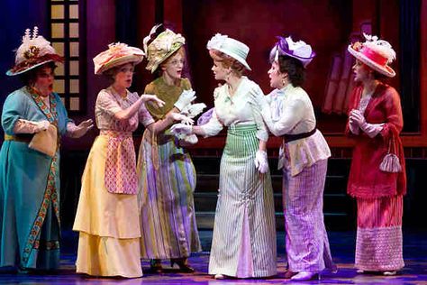 "Pick a little talk a little,  Pick a little talk a little Cheep cheep cheep Pick a little talk a little more..." Music Man Costumes, Man Of La Mancha, Street Theatre, Broadway Costumes, The Music Man, Theatre Costumes, Music Man, Man Set, Hello Dolly