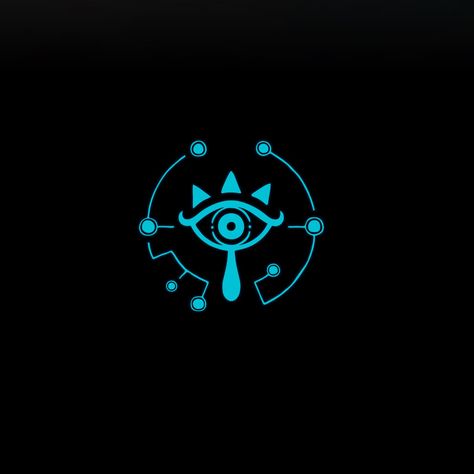 The Legend of Zelda: Breath of the Wild Sheikah symbol from the official Nintendo website!!! Link Moodboard, Zelda Sheikah Eye, Sheikah Symbol, Breath Of The Wild Sheikah, Zelda Pictures, Zelda Aesthetic, Dark Link, Zelda Tattoo, Zelda Birthday