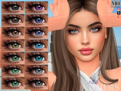 The Sims Resource - Veni Eyes N221 Sims 4 Loft, Sims 4 Nails, Ts4 Hair, Sims 4 Cc Eyes, Clothes Cc, The Sims 4 Skin, Makeup Cc, Shiny Eyes, Sims 4 Cc Makeup