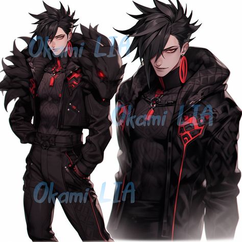 Robot Oc Male, Ffxiv Character, 3d Karakter, Cyberpunk Design, Cyberpunk Character, Robot Design, Character Design Male, Creature Design, Anime Artwork