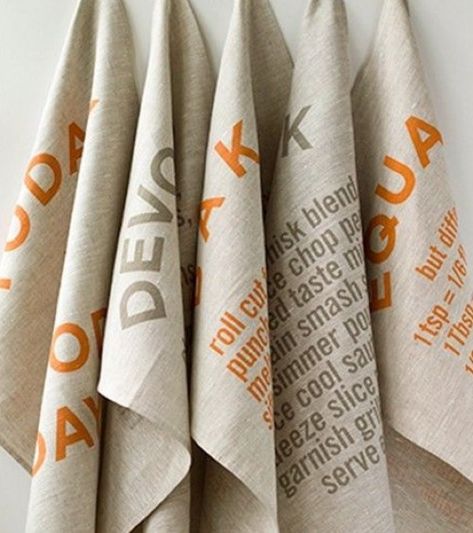 Make dish drying time a little more inspiring with a few thoughtful words from designer Christina Weber's linen tea towels. Best Carry On Bag, Tea Towel Gift, Man Purse, Cool Mom, Linen Tea Towel, Fabric Printing, Towel Collection, Household Gadgets, Towels Design