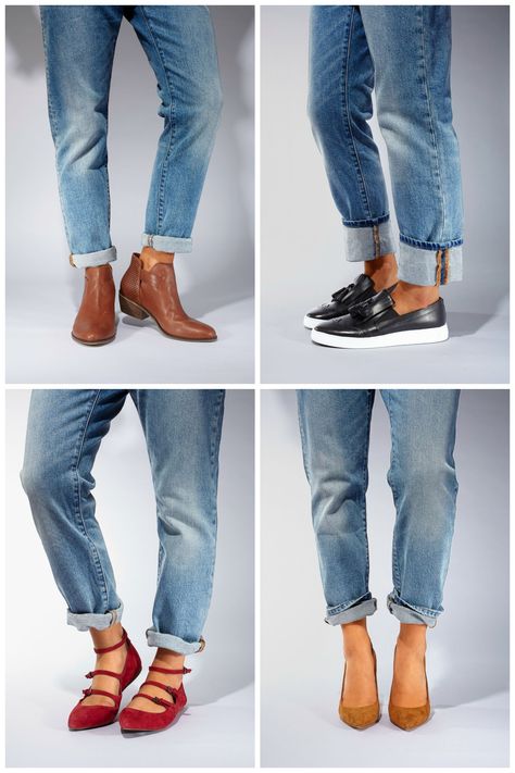 The Trend: Cool Cuffs Roll Jeans With Sneakers, How To Roll Up Jeans With Sneakers, How To Cuff Jeans With Sneakers, How To Fold Jeans At The Ankles, Cuffed Jeans Outfit, Wide Cuff Jeans, How To Fold Jeans, Folding Jeans, Rolled Cuff Jeans