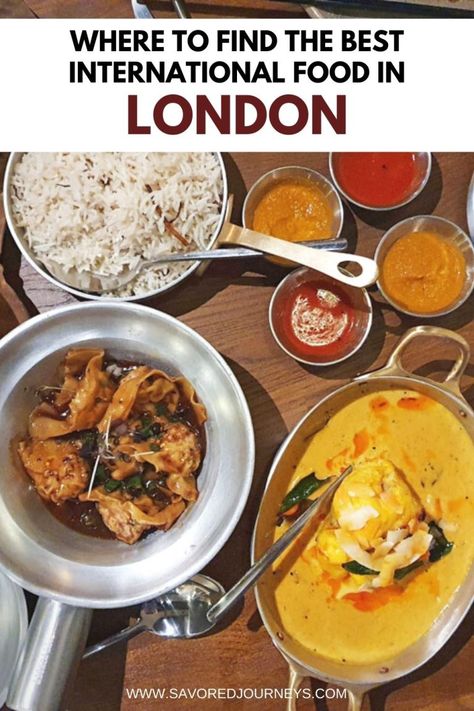 Where to Find the Best International Food in London 17 London Places To Eat, Gluten Free London, Breakfast On A Budget, Best Thai Food, Food Tourism, Street Food Market, London Eats, Food Spot, Halal Recipes