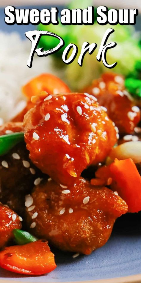 Sweet And Sour Pork Batter, Pork Chinese Food Recipes, Sweet Ans Sour Pork Recipe, Chinese Pork Fillet Recipes, What Can I Make With Pork Tenderloin, Gluten Free Sweet And Sour Pork, Sweet And Sour Sauce For Pork, Chinese Food With Pork, Crispy Sweet And Sour Pork