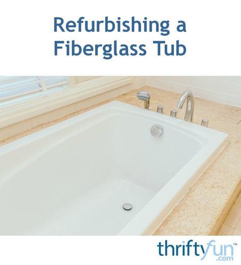 There are fiberglass repair kits available at a home improvement or a boating store. This is a guide about refurbishing a fiberglass tub. Porcelain Tub, Wooden Boat Kits, Make A Boat, Build Your Own Boat, Boat Kits, Eclectic Wall Art, Acrylic Bathtub, Touch Up Paint, Boat Plans