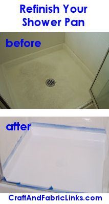 Refinish your fiberglass shower pan to look new again. Replacing Shower Floor Pan, Paint Shower Insert, Paint Fiberglass Shower Stall, Fiberglass Shower Makeover Diy, Fiberglass Shower Makeover, Small Shower Stall Remodel, Shower Pan Ideas, Diy Shower Pan, Fiberglass Shower Stalls