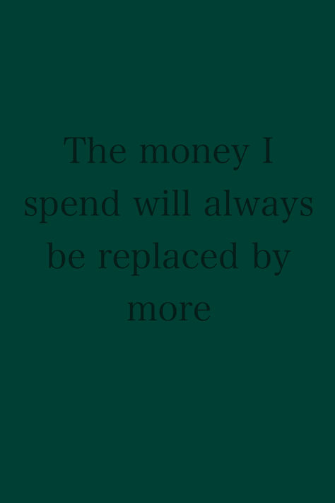 The money i spend will always be replaced by more money Money Always Comes Back, The Money I Spend Will Always, All The Money I Spend Comes Back To Me, The Money I Spend Will Always Be Replaced With More, February Energy, Subliminal Visualization, I Will Be Rich, Money Affirmation, 2024 Moodboard