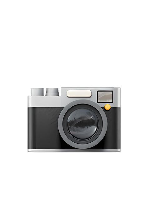 The emoji 📷 Camera depicts a classic camera with a black body and a silver lens. The lens is circular and protrudes slightly from the body of the camera. The camera also has a small viewfinder on the top left corner and a flash on the top right corner. The overall appearance of the emoji is simple and straightforward, resembling a traditional film camera. Face Mask Selfie, Camera Emoji, Mask Selfie, Old Fashioned Camera, Apple Emoji, Ios Emojis, Iphone Png, Lego Hotel, Winking Emoji