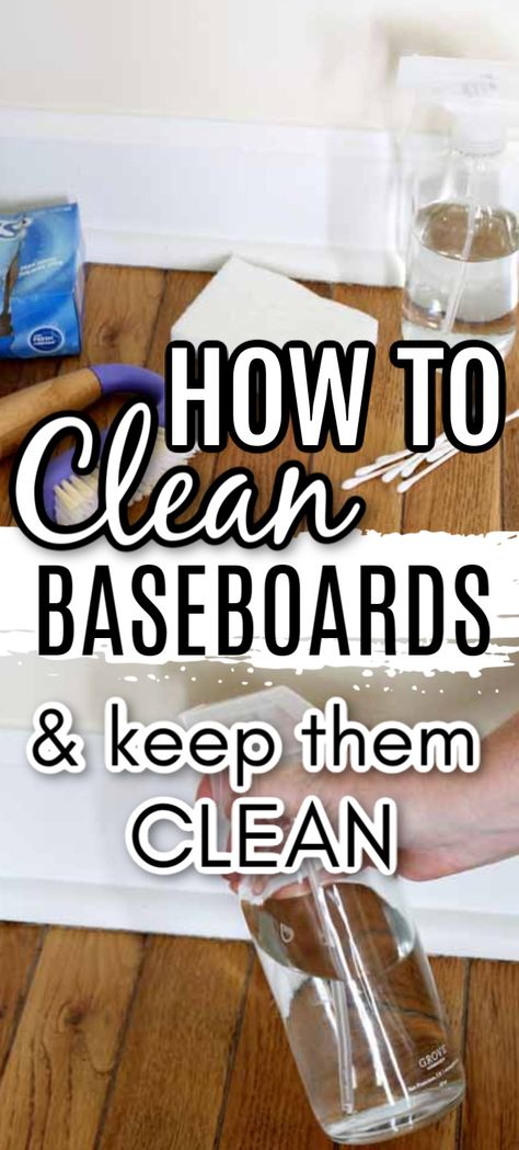 Did you know that there is a secret to keeping your baseboards cleaner longer? I am spilling this method for use in your home! #clean #cleaning #springcleaning #cleaner #housecleaning #home Clean Baseboards, Baseboard Cleaner, Cleaning Baseboards, Easy Cleaning Hacks, Diy Cleaning Solution, Homemade Cleaning Solutions, Diy Cleaning Hacks, Diy Home Cleaning, Deep Cleaning Tips