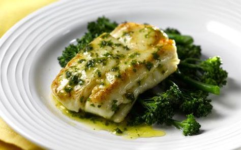 Pan-fried Hake with Lemon Butter Sauce Pan Fried Hake Recipes Dinners, Hake Recipes Pan, Baked Hake Recipes Dinners, How To Cook Hake Fish, Easy Hake Fish Recipes, Hake Fillet Recipes, Hake Recipes Dinners, Hake Fish Recipes, Hake Recipe