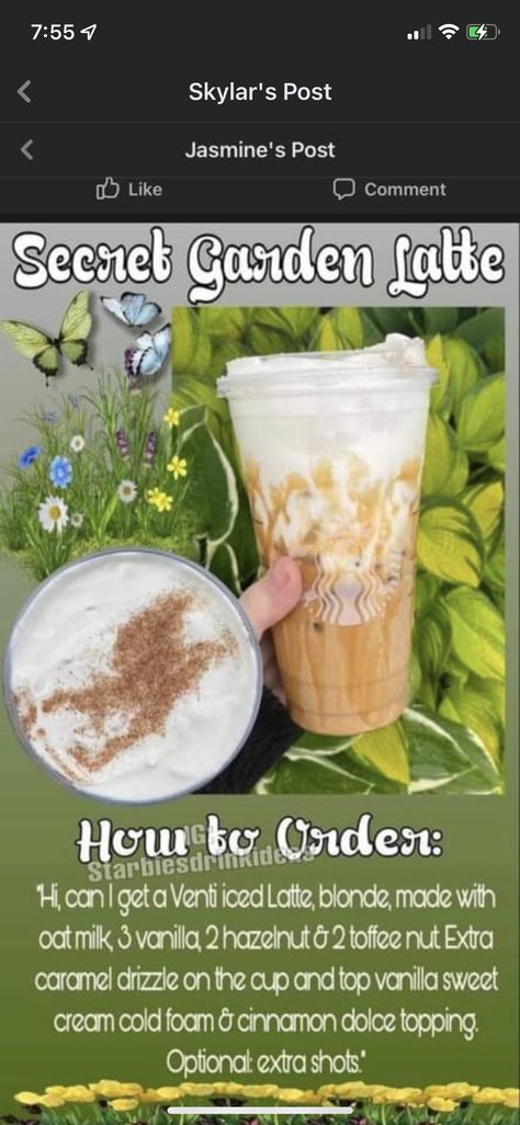 Coffee Diy Recipes, Starbucks Ideas, Coffee Orders, Disney Dishes, Cold Starbucks Drinks, Starbucks Orders, Coffee Beverages, Starbucks Drinks Diy, Secret Starbucks Recipes