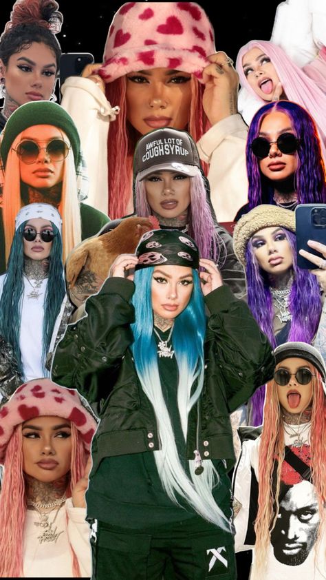 Snow tha product wallpaper Product Wallpaper, Snow Tha Product, Female Rappers, Purple Nails, Rappers, Musician, Outfit Inspirations, Purple, Beauty