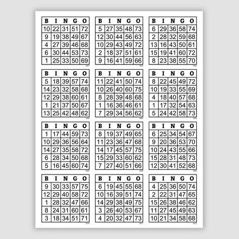 3600 Bingo Cards Pdf Download, 12 per page, No Free Space, Instant Printable Fun Party Game Bingo Cage, Custom Bingo Cards, Legal Terms, Bingo Calls, Printable Bingo Cards, Free Printable Bingo Cards, Free Bingo Cards, Online Bingo, Bingo Template